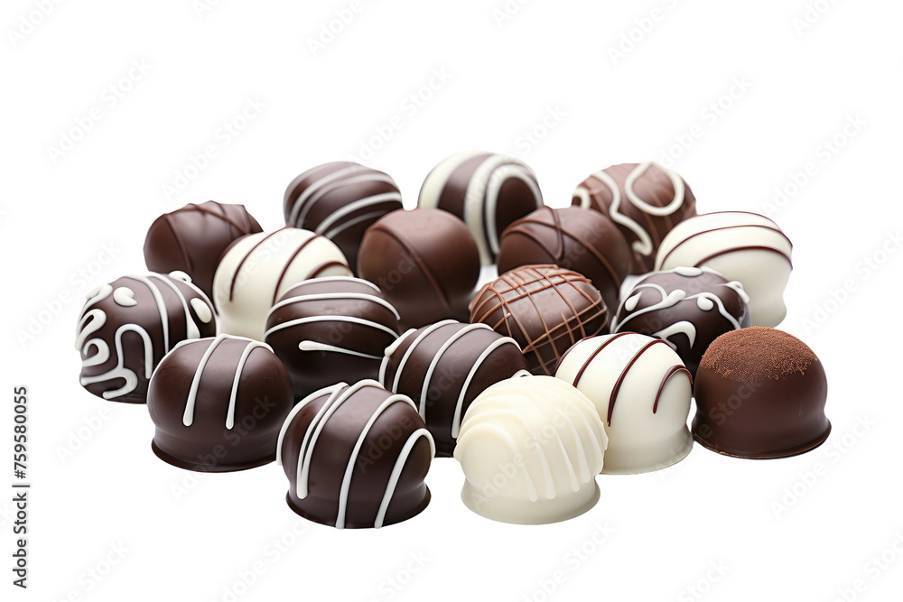 A Stack of Chocolates. on a White or Clear Surface PNG Transparent Background. A Stack of Chocolates. on a White or Clear Surface PNG Transparent Background.