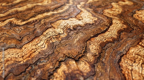 Close Up Detail of Wooden Surface