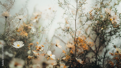 Flowers Scattered in Grass © BrandwayArt