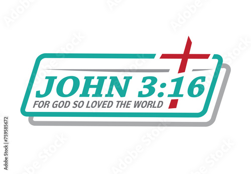 Contemporary Bible Quotes Frame. Editable Clip Art.