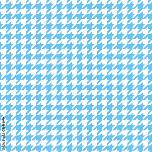 Blue Houndstooth Pattern. With its enduring popularity, the houndstooth pattern continues to captivate designers and consumers alike, embodying a sense of refinement and sophistication in fashion and 