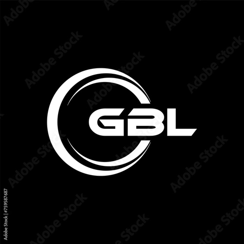 GBL Logo Design, Inspiration for a Unique Identity. Modern Elegance and Creative Design. Watermark Your Success with the Striking this Logo. photo