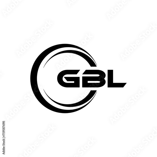 GBL Logo Design, Inspiration for a Unique Identity. Modern Elegance and Creative Design. Watermark Your Success with the Striking this Logo. photo