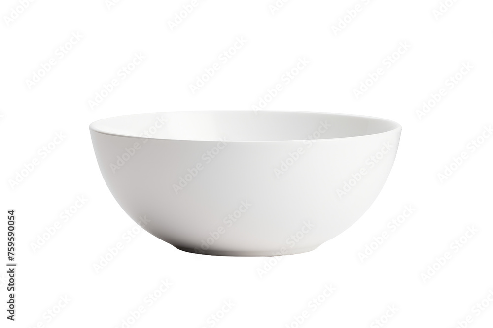 White Bowl on White Background. on a White or Clear Surface PNG Transparent Background. White Bowl on White Background. on a White or Clear Surface PNG Transparent Background.