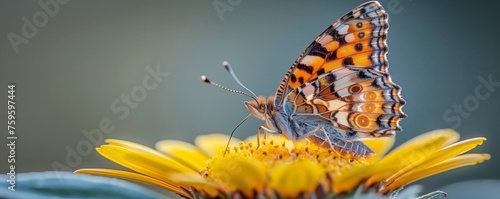 abstract nature spring Background spring flower and butterfly created by ai © gustav