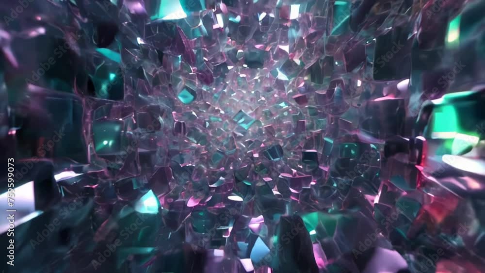 Abstract background with crystal prisms Abstract background with crystal prisms