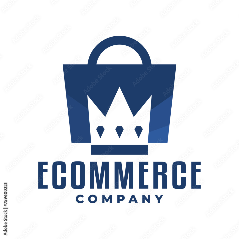 illustration of a shopping basket with a crown. good for any business related to shopping. illustration of a shopping basket with a crown. good for any business related to shopping.