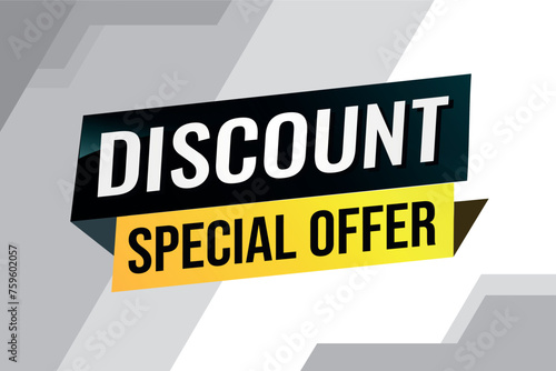 discount special offer poster banner graphic design icon logo sign symbol social media website coupon

