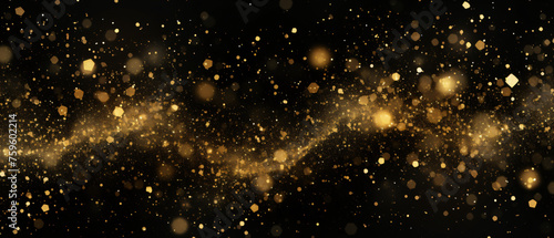 Gold dust light sparkle luxury glow christmas confetti