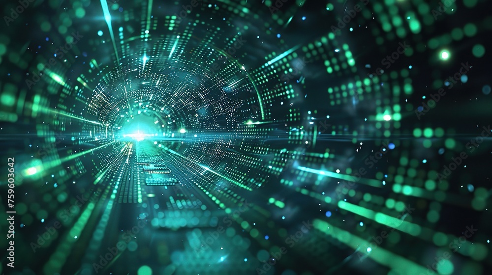 Virtual technology background. Raster version Virtual technology background. Raster version