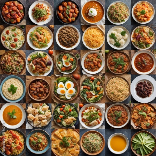Collage of pictures of various dishes © lastfurianec