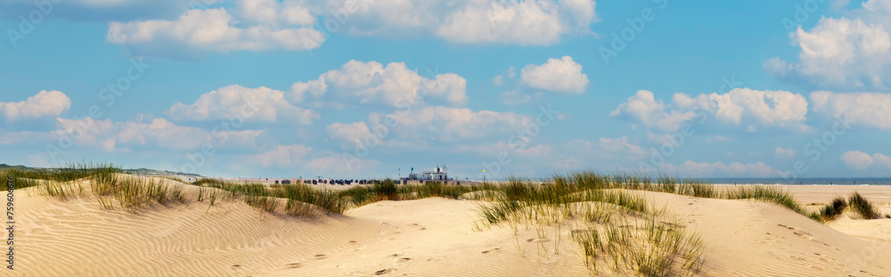  Dünen,Strand ,Norderney , Panorama,Wolkenhimmel,Nordsee,panorama,