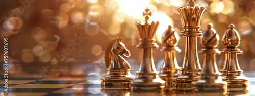 Regal Chessmen: A Gleaming Array of Strategy