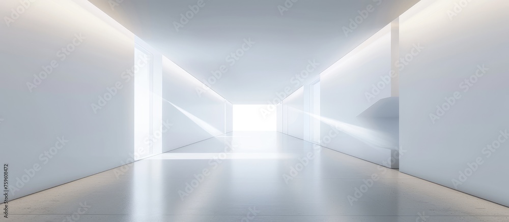 Abstract Interior of Art Gallery for Background Abstract Interior of Art Gallery for Background