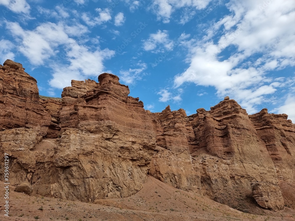 amazing canyons in the mountains 
