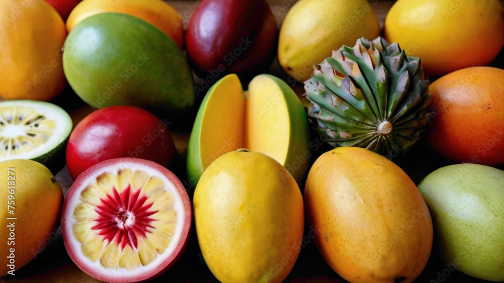 mango slice in deep yellow color fruit of mango very popular in summer widely all over world abstract background mango slice in deep yellow color fruit of mango very popular in summer widely all over world abstract background