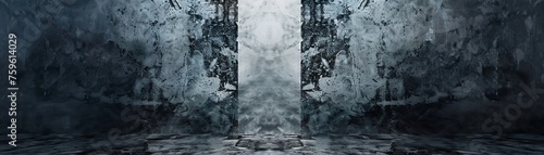 Abstract design inspired by ancient vaticination rituals photo