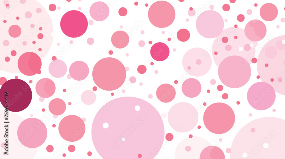Pink color with circle and triangle decoration. pro