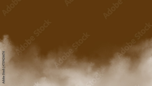 smoke on brown background