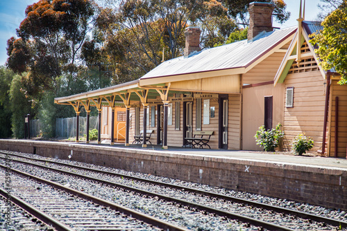 Country train station in Coolamon