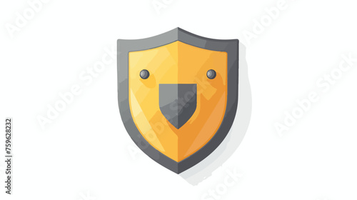 Security vector icon. Shield with lock. Protection