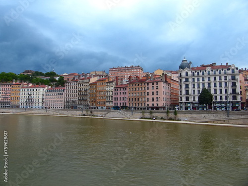 Photography Façades de maisons colorées à Lyon