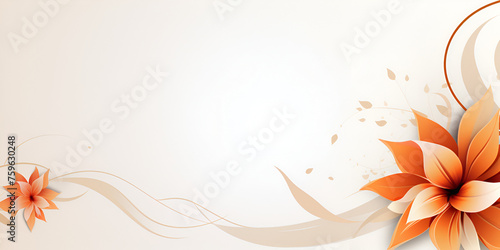 vibrant aesthetic orange composition graphic illustration white background