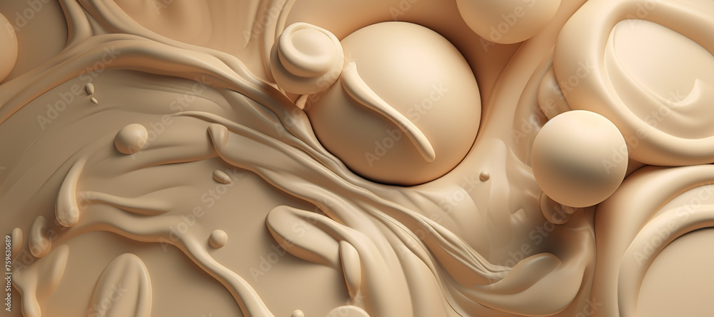 waves of thick creamy liquid, melt 35 waves of thick creamy liquid, melt 35