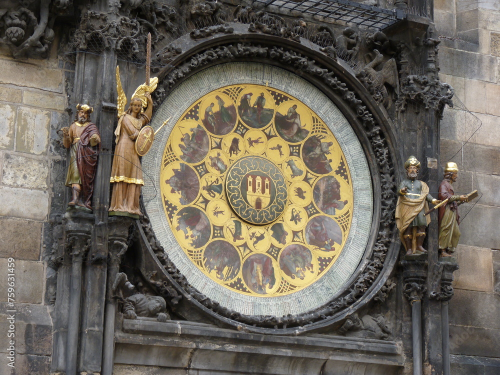 Tour de l'horloge astronomique à Prague