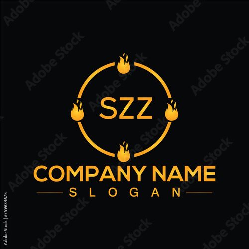 Creative SZZ letter logo design for your business brands photo