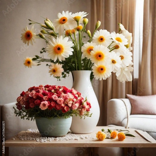 Wallpaper Mural flowers in a vase Torontodigital.ca