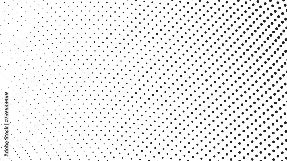 Halftone texture pattern background black and white vector image for backdrop or fashion style