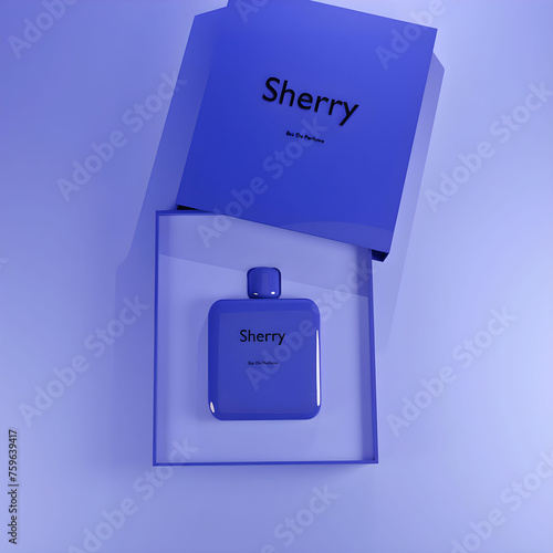 Perfume Bottle | Perfume Mockups | 3d Perfume | Perfume Bottle On A Table | Stylized Perfume Bottle (ID: 759639417)