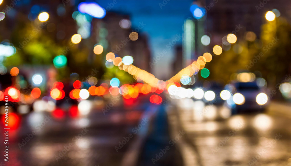 Abstract blurred city lights. Night traffic bokeh. Car headlights. Abstract blurred city lights. Night traffic bokeh. Car headlights.