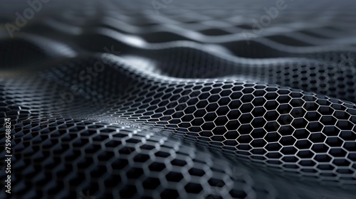 Abstract wallpaper featuring intricate patterns of carbon nanotubes