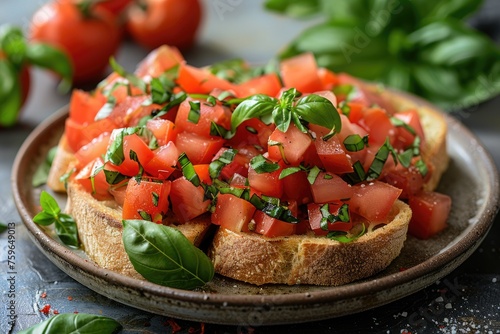 bruschetta italian food professional advertising food photography