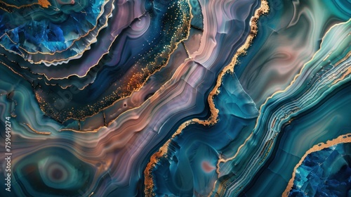 Abstract wallpaper inspired by the brilliance of gemstones