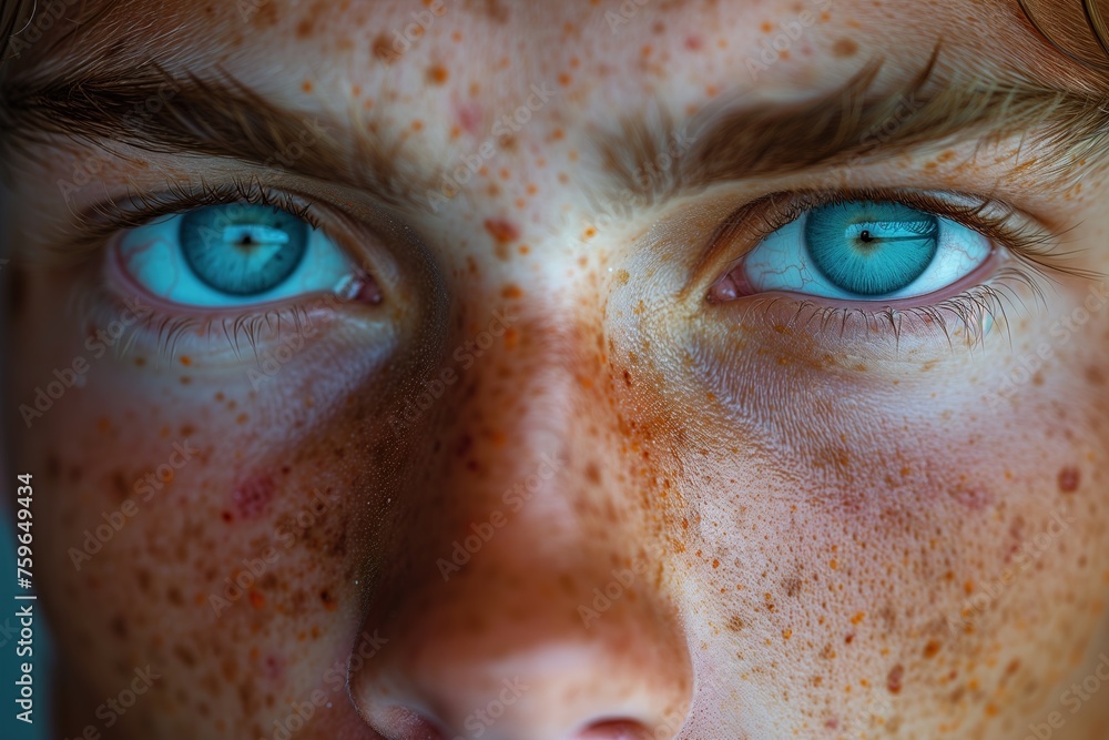 Image purposefully blurred to focus on colors and general shape of a woman's profile Image purposefully blurred to focus on colors and general shape of a woman's profile