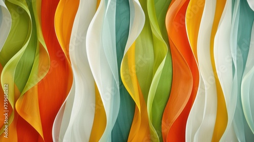 Contemporary microfiber textures create an abstract pattern in vibrant colors
