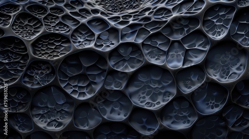 Abstract wallpaper showcasing intricate patterns of graphene