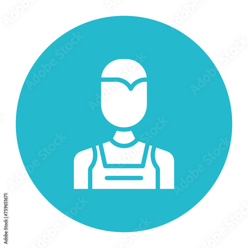 Janitor icon vector image. Can be used for Cleaning.