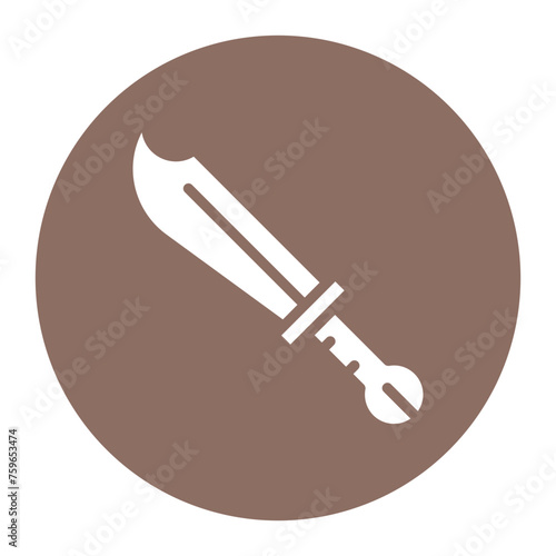 Melee Weapon icon vector image. Can be used for Battle Royale.
