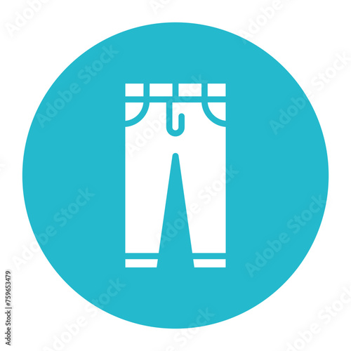 Pants icon vector image. Can be used for Battle Royale.