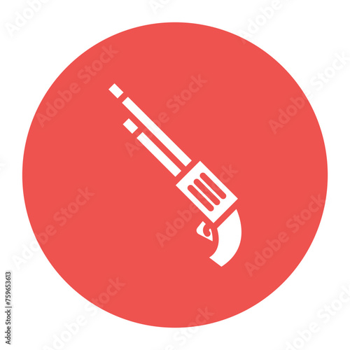 Shotgun icon vector image. Can be used for Battle Royale.