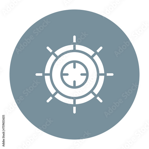 Aim icon vector image. Can be used for Battle Royale.