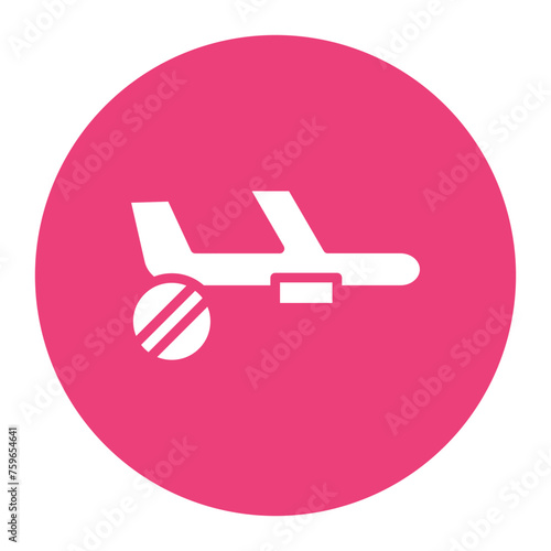 Delayed Flight icon vector image. Can be used for Airline.