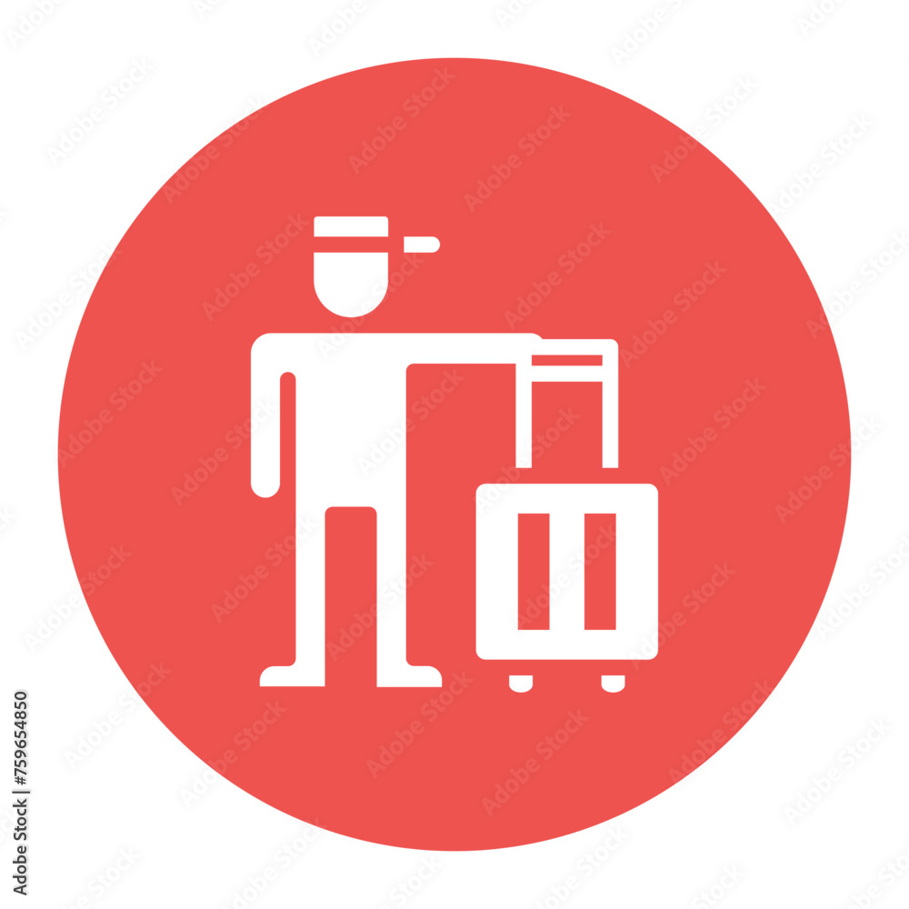 Standby Passenger icon vector image. Can be used for Airline. Standby Passenger icon vector image. Can be used for Airline.