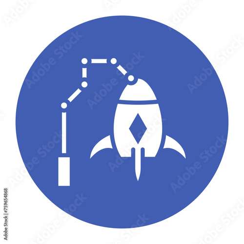 Aerospace Industry icon vector image. Can be used for Industry.