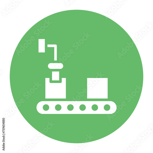 Automotive Industry icon vector image. Can be used for Industry.