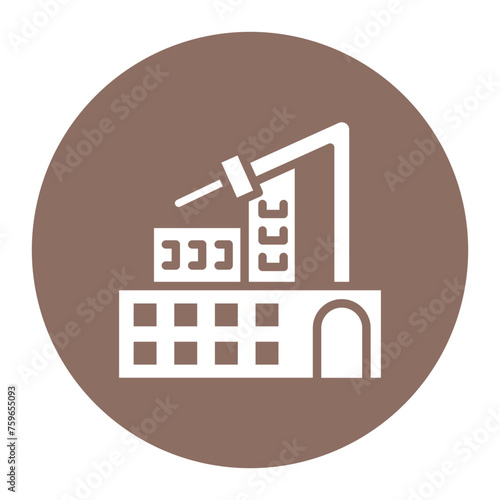 Mining Industry icon vector image. Can be used for Industry.